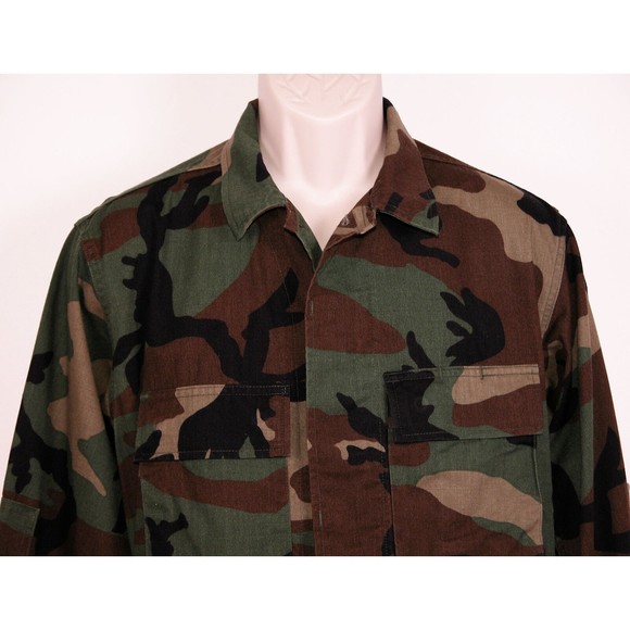 US Military Issue 99 Mens Camo Jacket Shirt Combat Woodland Camouflage Small Reg - Picture 3 of 9